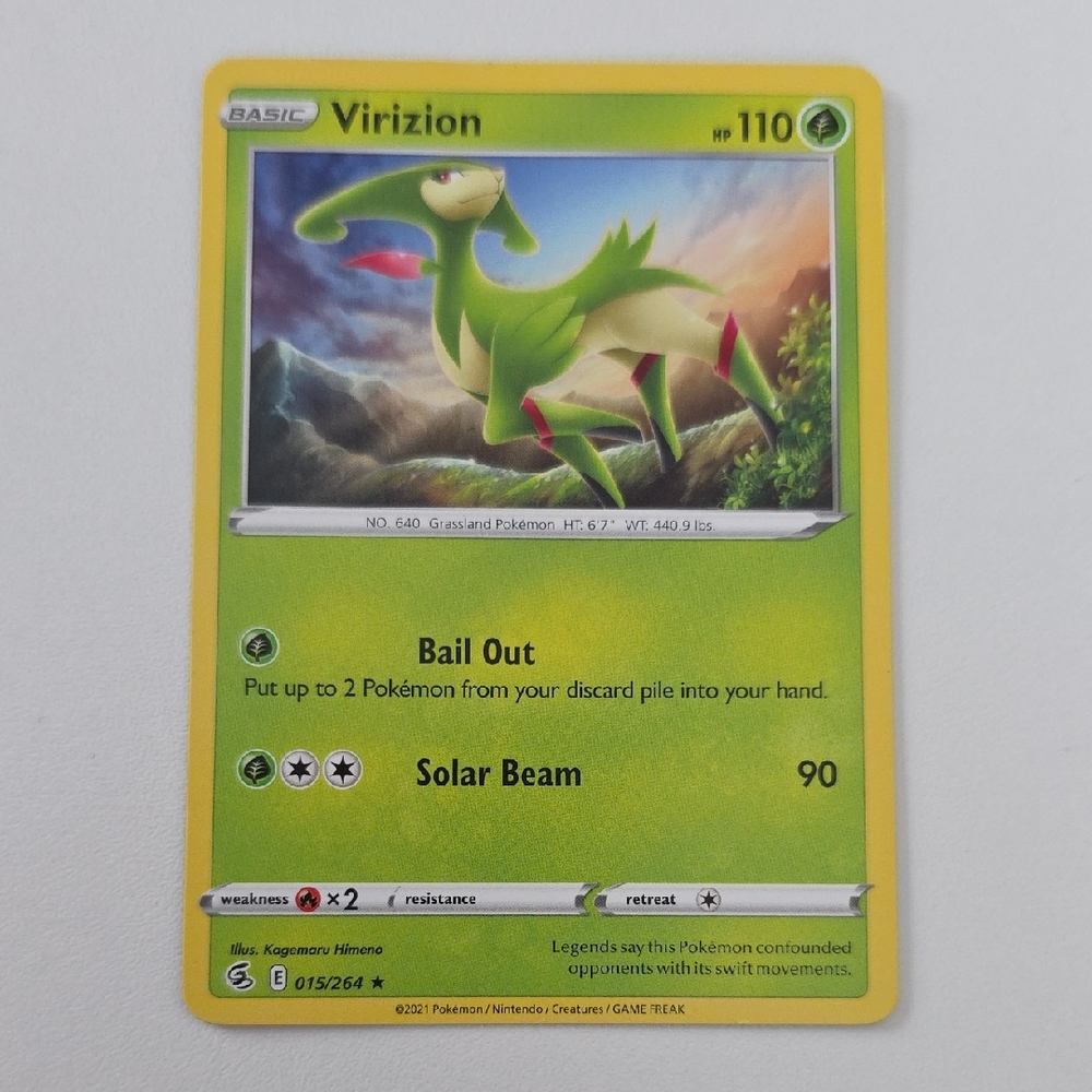 Pokemon Virizion Card